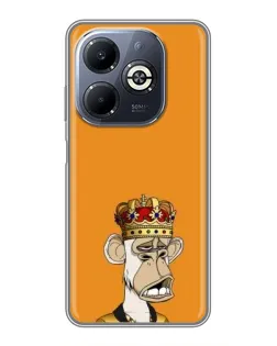 Чехол для Infinix Smart 8 Plus с картинкой «Золотая обезьяна Bored Ape» Чехол для Infinix Smart 8 Plus с картинкой «Золотая обезьяна Bored Ape»