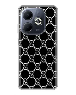 Чехол для Infinix Smart 8 Plus с картинкой «Gucci — сетчатый паттерн» Чехол для Infinix Smart 8 Plus с картинкой «Gucci — сетчатый паттерн»