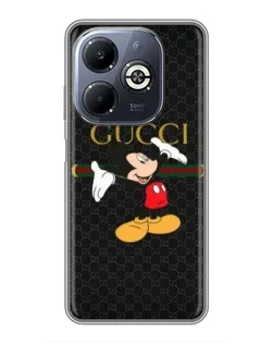 Чехол для Infinix Smart 8 Plus с картинкой «Микки Маус Gucci»