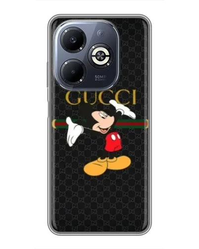 Чехол для Infinix Smart 8 Plus с картинкой «Микки Маус Gucci»