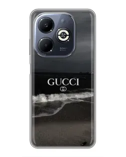 Чехол для Infinix Smart 8 Plus с картинкой «Gucci — морской прибой»
