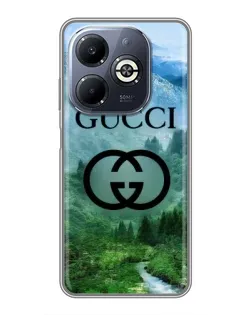 Чехол для Infinix Smart 8 Plus с картинкой «Gucci — горный пейзаж»