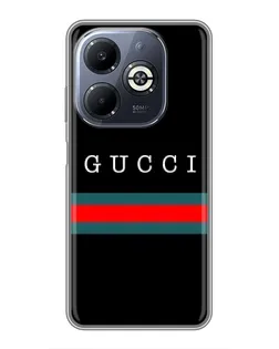 Чехол для Infinix Smart 8 Plus с картинкой «Gucci — красный пояс»