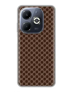 Чохол для Infinix Smart 8 Plus з картинкою «Gucci — шоколадна сітка»