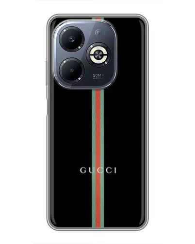Чохол для Infinix Smart 8 Plus з картинкою «Gucci — строга лінія» Чохол для Infinix Smart 8 Plus з картинкою «Gucci — строга лінія»