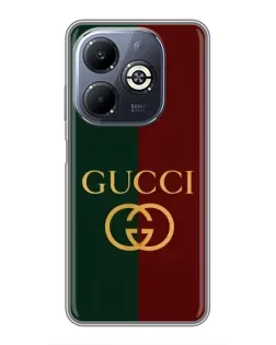 Чохол для Infinix Smart 8 Plus з картинкою «Gucci — темно-зелений градієнт»