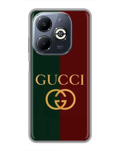 Чохол для Infinix Smart 8 Plus з картинкою «Gucci — темно-зелений градієнт» Чохол для Infinix Smart 8 Plus з картинкою «Gucci — темно-зелений градієнт»