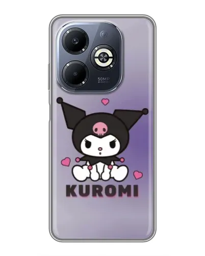 Чохол для Infinix Smart 8 Plus з картинкою «Kuromi — фіолетовий арт» Чохол для Infinix Smart 8 Plus з картинкою «Kuromi — фіолетовий арт»