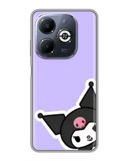 Чохол для Infinix Smart 8 Plus з картинкою «Кумедна Kuromi»