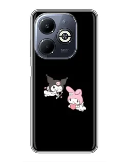 Чохол для Infinix Smart 8 Plus з картинкою «My Melody та Kuromi»