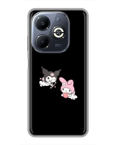 Чохол для Infinix Smart 8 Plus з картинкою «My Melody та Kuromi» Чохол для Infinix Smart 8 Plus з картинкою «My Melody та Kuromi»