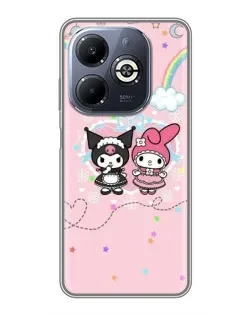 Чохол для Infinix Smart 8 Plus з картинкою «My Melody та Kuromi»