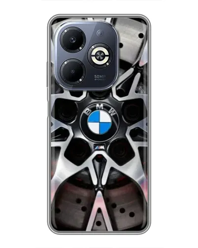 Чохол для Infinix Smart 8 Plus з картинкою «BMW — деталь диска» Чохол для Infinix Smart 8 Plus з картинкою «BMW — деталь диска»