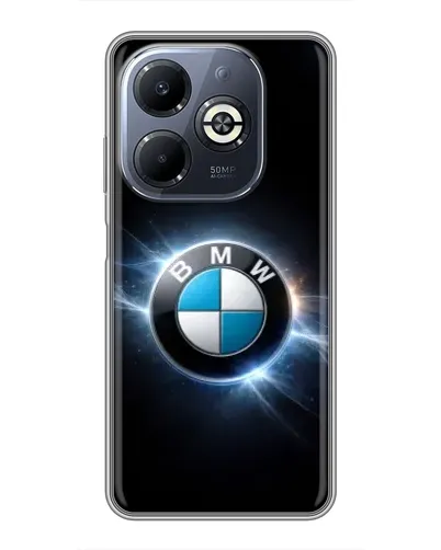 Чохол для Infinix Smart 8 Plus з картинкою «BMW — неонове сяйво» Чохол для Infinix Smart 8 Plus з картинкою «BMW — неонове сяйво»