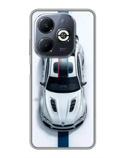 Чохол для Infinix Smart 8 Plus з картинкою «Вид зверху — BMW M»