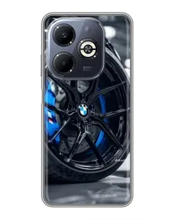 Чохол для Infinix Smart 8 Plus з картинкою «Колесо BMW зблизька»