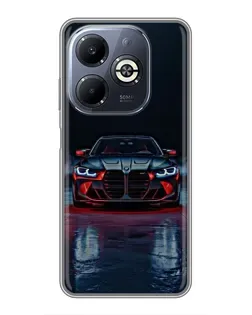 Чохол для Infinix Smart 8 Plus з картинкою «BMW на мокрій дорозі»