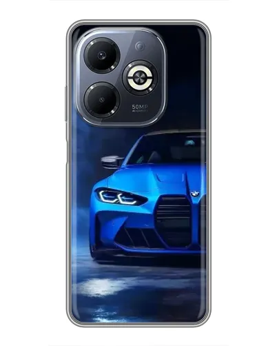Чохол для Infinix Smart 8 Plus з картинкою «Блакитна BMW M4» Чохол для Infinix Smart 8 Plus з картинкою «Блакитна BMW M4»