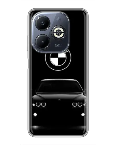 Чохол для Infinix Smart 8 Plus з картинкою «BMW — погляд з темряви» Чохол для Infinix Smart 8 Plus з картинкою «BMW — погляд з темряви»