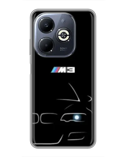 Чохол для Infinix Smart 8 Plus з картинкою «Мінімалістичний принт BMW M3» Чохол для Infinix Smart 8 Plus з картинкою «Мінімалістичний принт BMW M3»