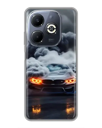 Чохол для Infinix Smart 8 Plus з картинкою «BMW у диму» Чохол для Infinix Smart 8 Plus з картинкою «BMW у диму»