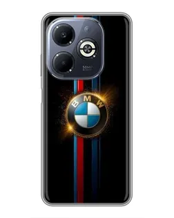 Чохол для Infinix Smart 8 Plus з картинкою «BMW M-Power неон»
