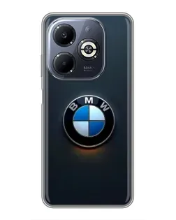 Чохол для Infinix Smart 8 Plus з картинкою «Логотип BMW — мінімалізм»