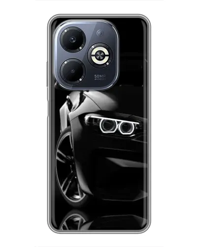 Чохол для Infinix Smart 8 Plus з картинкою «Чорна BMW — профіль» Чохол для Infinix Smart 8 Plus з картинкою «Чорна BMW — профіль»