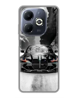 Чохол для Infinix Smart 8 Plus з картинкою «BMW — акварельний дрифт»