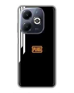Чехол для Infinix Smart 8 Plus с картинкой «PUBG — вертикальные линии»