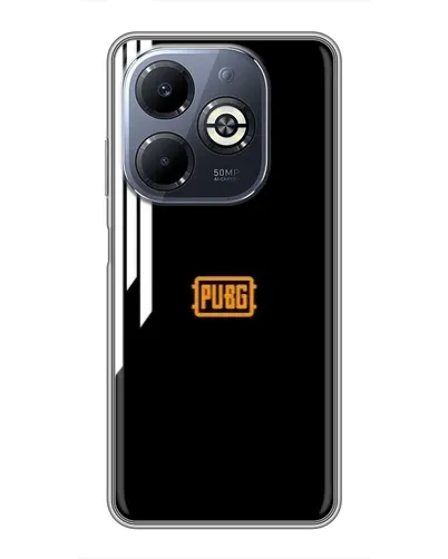 Чехол для Infinix Smart 8 Plus с картинкой «PUBG — вертикальные линии»