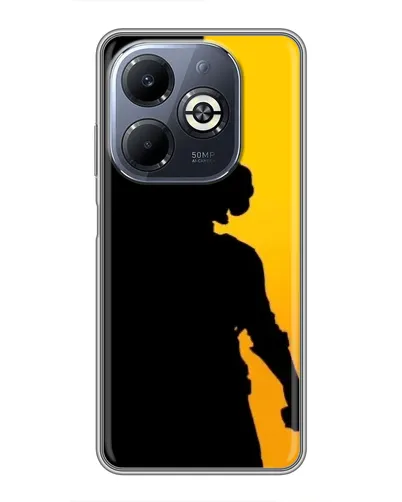 Чехол для Infinix Smart 8 Plus с картинкой «Тень воина PUBG»