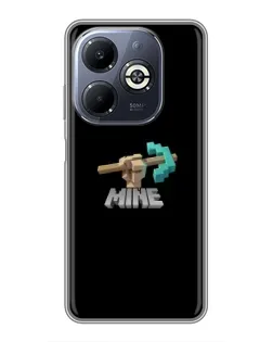 Чехол для Infinix Smart 8 Plus с картинкой «Алмазная кирка»