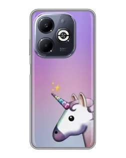 Чехол для Infinix Smart 8 Plus с картинкой «Единорог градиент»