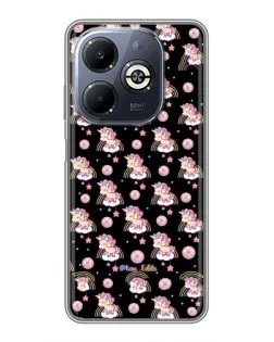 Чехол для Infinix Smart 8 Plus с картинкой «Magic Unicorn паттерн»