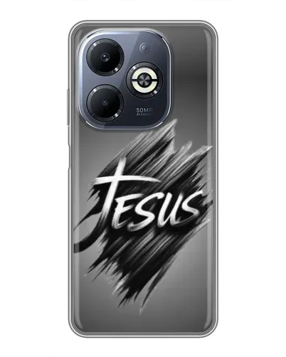Чехол для Infinix Smart 8 Plus с картинкой «Надпись Jesus Graffiti» Чехол для Infinix Smart 8 Plus с картинкой «Надпись Jesus Graffiti»