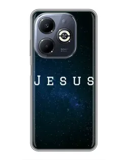 Чехол для Infinix Smart 8 Plus с картинкой «Звездное небо Jesus»