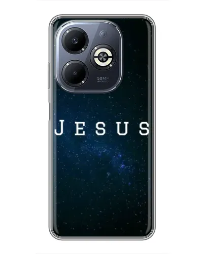 Чехол для Infinix Smart 8 Plus с картинкой «Звездное небо Jesus» Чехол для Infinix Smart 8 Plus с картинкой «Звездное небо Jesus»
