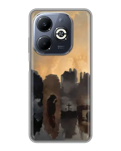 Чехол для Infinix Smart 8 Plus с картинкой «Дорога к вере» Чехол для Infinix Smart 8 Plus с картинкой «Дорога к вере»