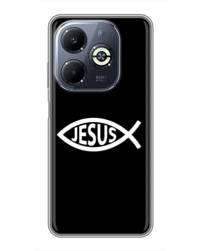 Чехол для Infinix Smart 8 Plus с картинкой «Классический Jesus» Чехол для Infinix Smart 8 Plus с картинкой «Классический Jesus»