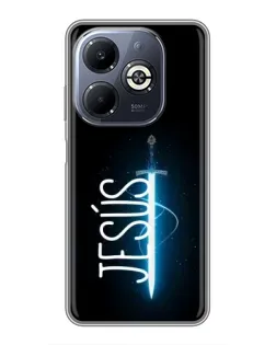 Чехол для Infinix Smart 8 Plus с картинкой «Меч Духа Jesus»