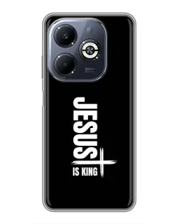 Чехол для Infinix Smart 8 Plus с картинкой «Вертикаль веры Jesus»
