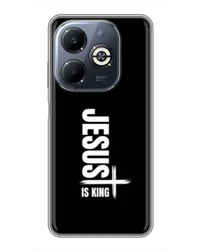Чехол для Infinix Smart 8 Plus с картинкой «Вертикаль веры Jesus» Чехол для Infinix Smart 8 Plus с картинкой «Вертикаль веры Jesus»