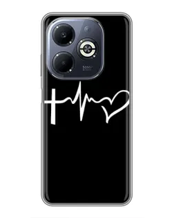 Чехол для Infinix Smart 8 Plus с картинкой «Пульс веры»