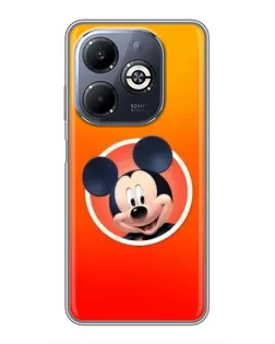 Чехол для Infinix Smart 8 Plus с картинкой «Mickey в круге»