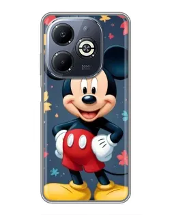 Чехол для Infinix Smart 8 Plus с картинкой «Осенний Mickey Mouse»