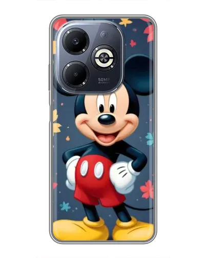 Чехол для Infinix Smart 8 Plus с картинкой «Осенний Mickey Mouse»