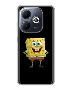 Чехол для Infinix Smart 8 Plus с картинкой «Классический Губка Боб»