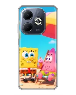 Чехол для Infinix Smart 8 Plus с картинкой «Отдых на пляже»
