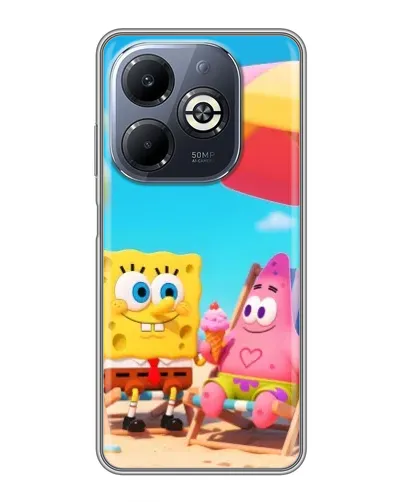 Чехол для Infinix Smart 8 Plus с картинкой «Отдых на пляже» Чехол для Infinix Smart 8 Plus с картинкой «Отдых на пляже»